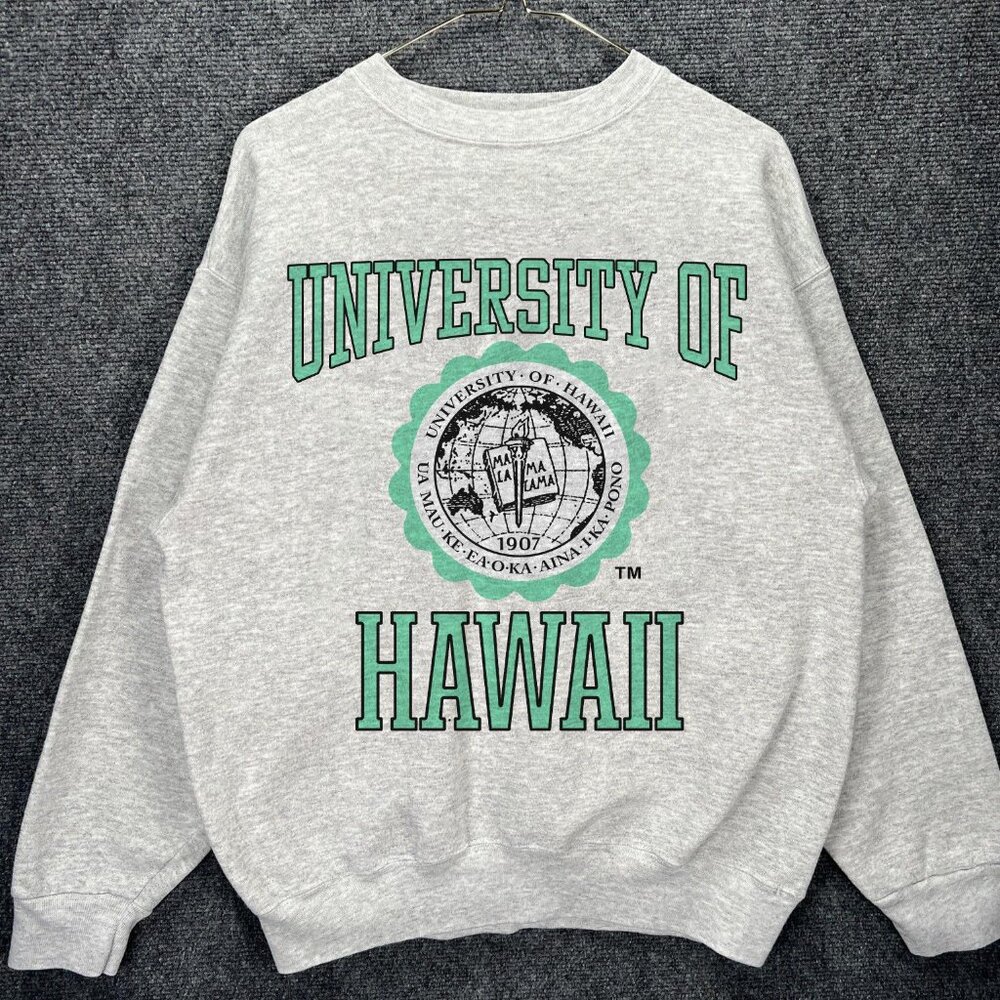 1990s University of Hawaii Collegiate NCAA Tee Americana Shirt sweatshirt
